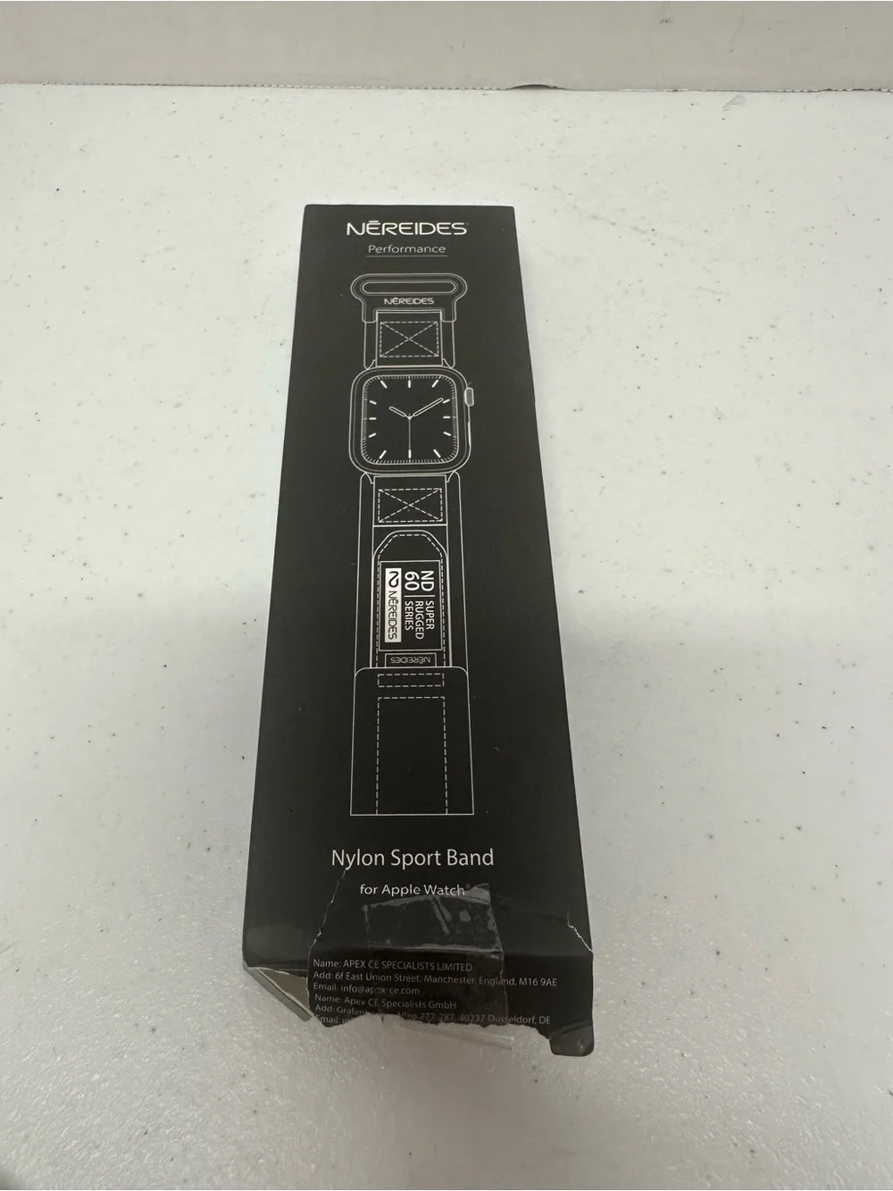 Nereides Olive Green Rugged Nylon Watch Strap for Smartwatch